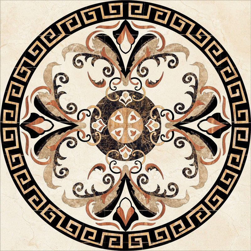 flower Pattern glazed porcelain tile,parquet tile PH046-1818