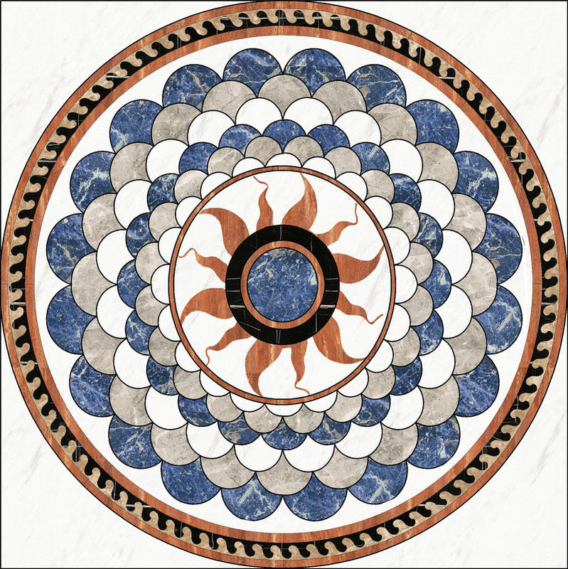 flower Pattern glazed tile,rustic tile PH058-2424
